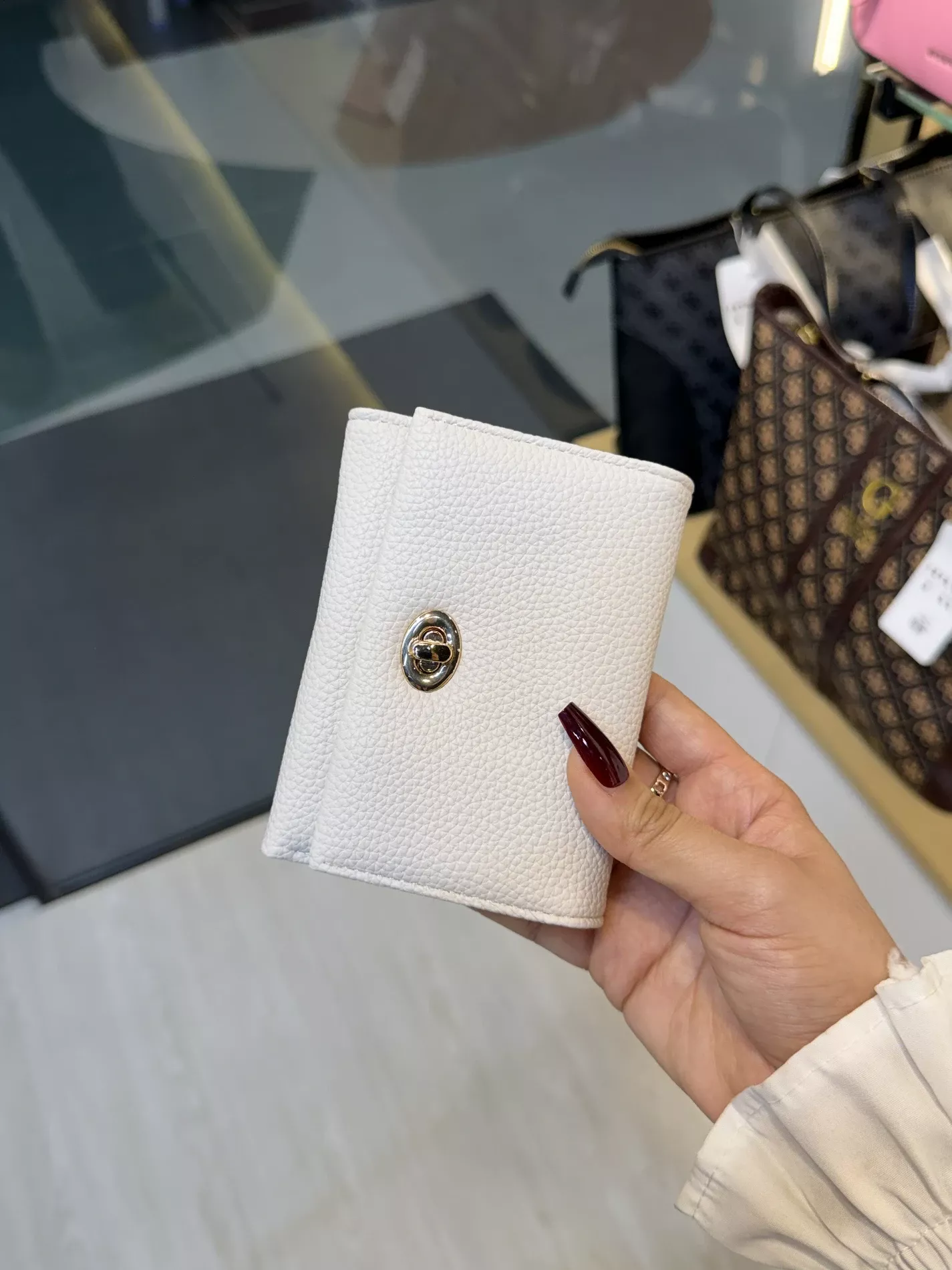 Elegant Ladies Wallet - WLT -  396 (White)