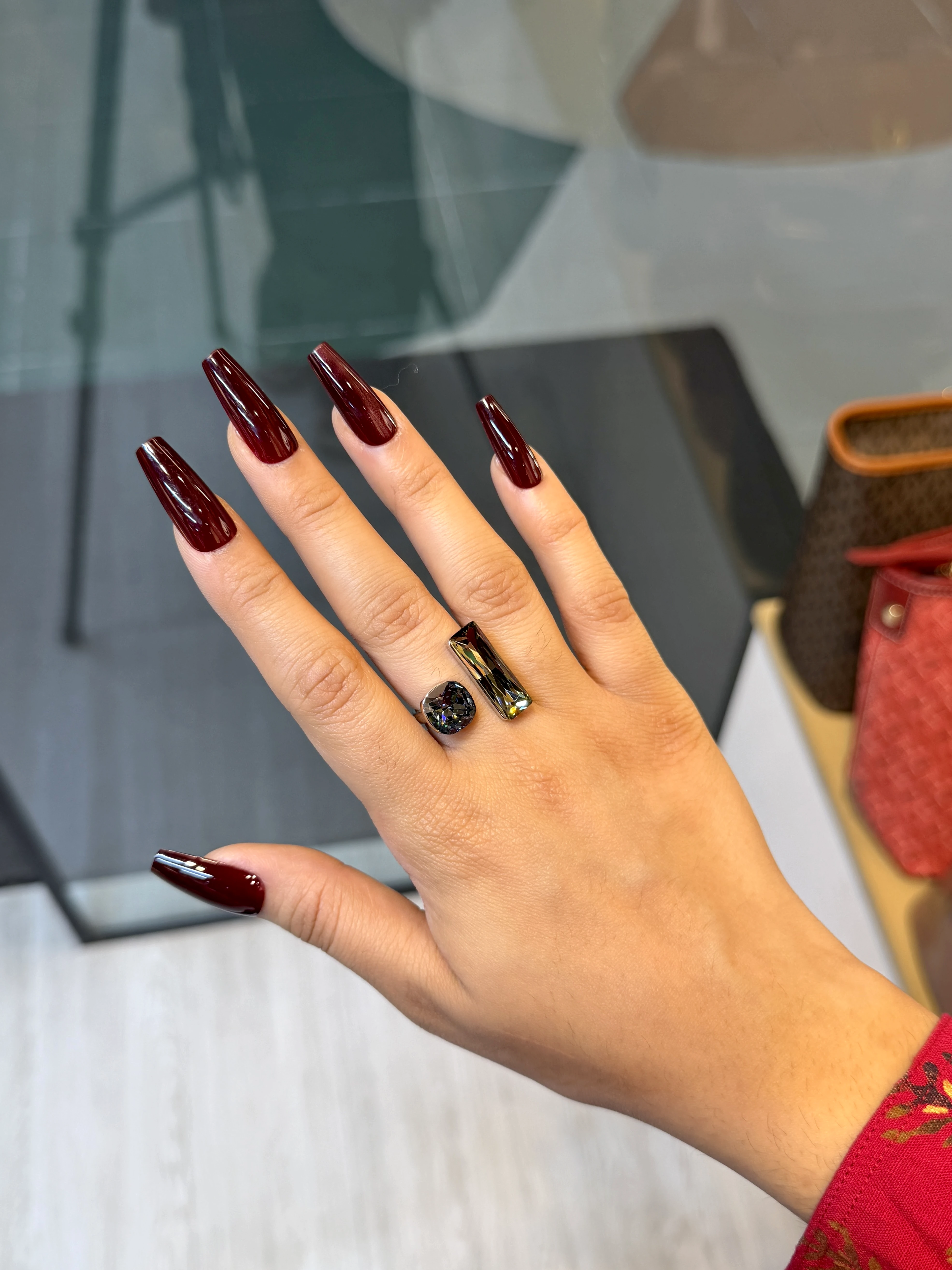 Exclusive Adjustable Ring-3200367K104 (Grey&Blue)