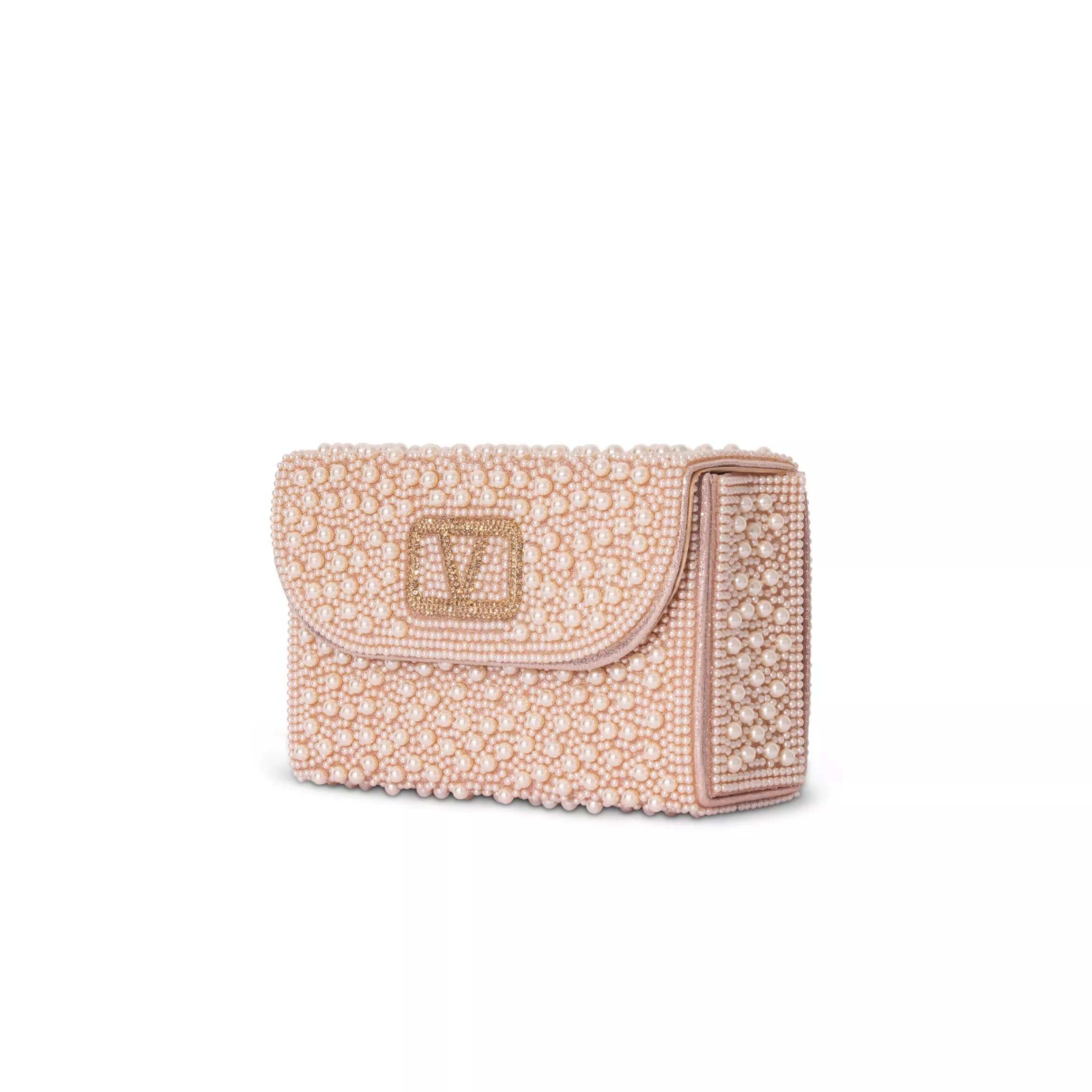 High-End Imported Party Clutch - 08280 (Rose Gold)