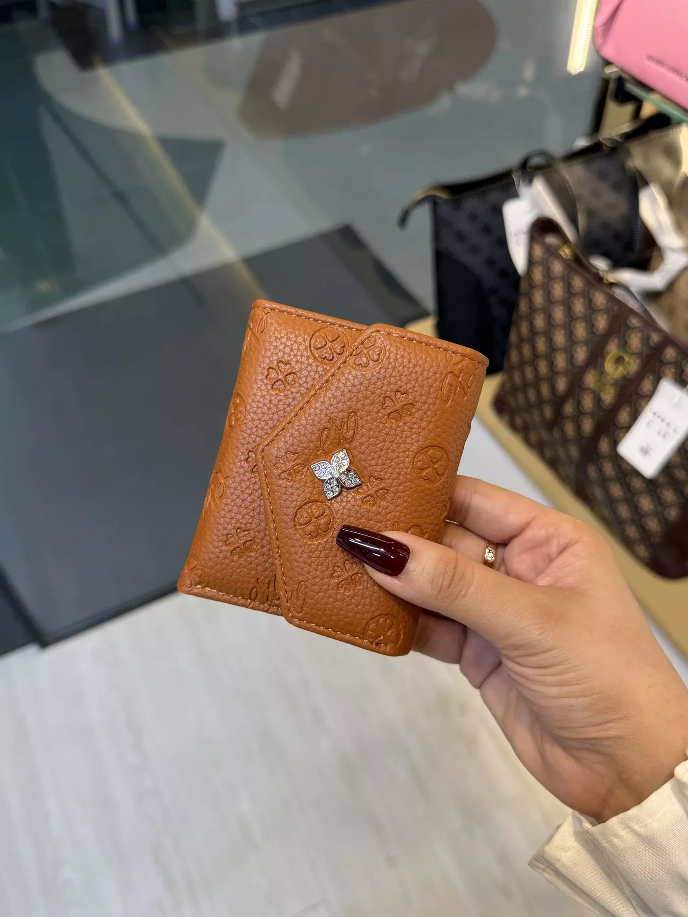 Elegant Ladies Wallet - WLT -  3802 (Brown)