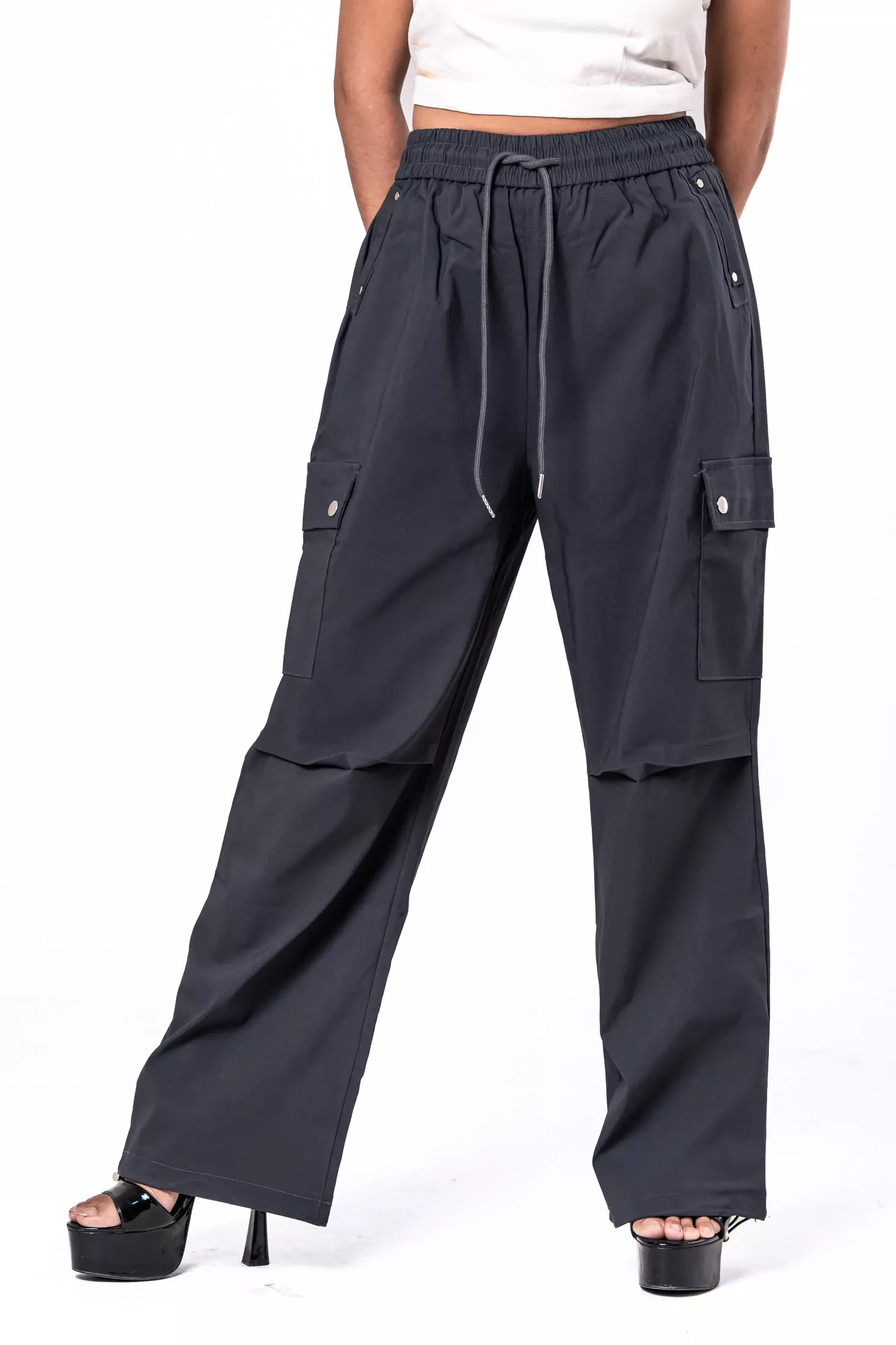 Imported Six Pocket Cargo Pant - 6658 (Gray)