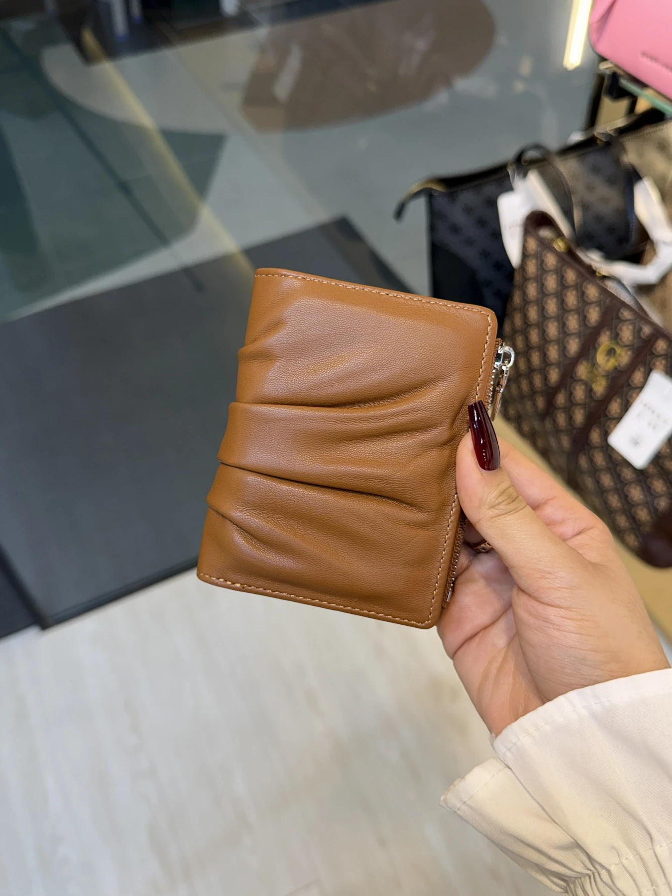 Elegant Ladies Wallet - WLT -  53307 (Brown)