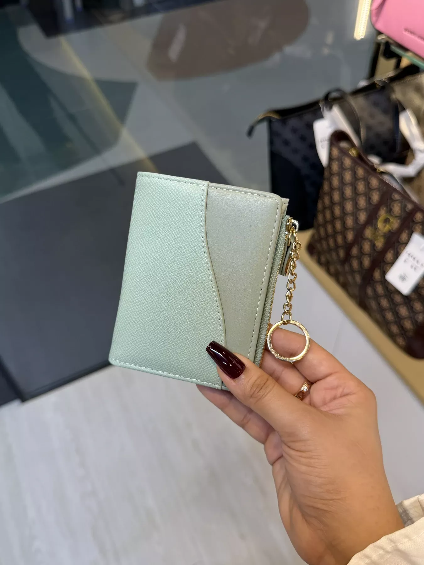 Elegant Ladies Wallet - WLT -  74307 (Light Green)
