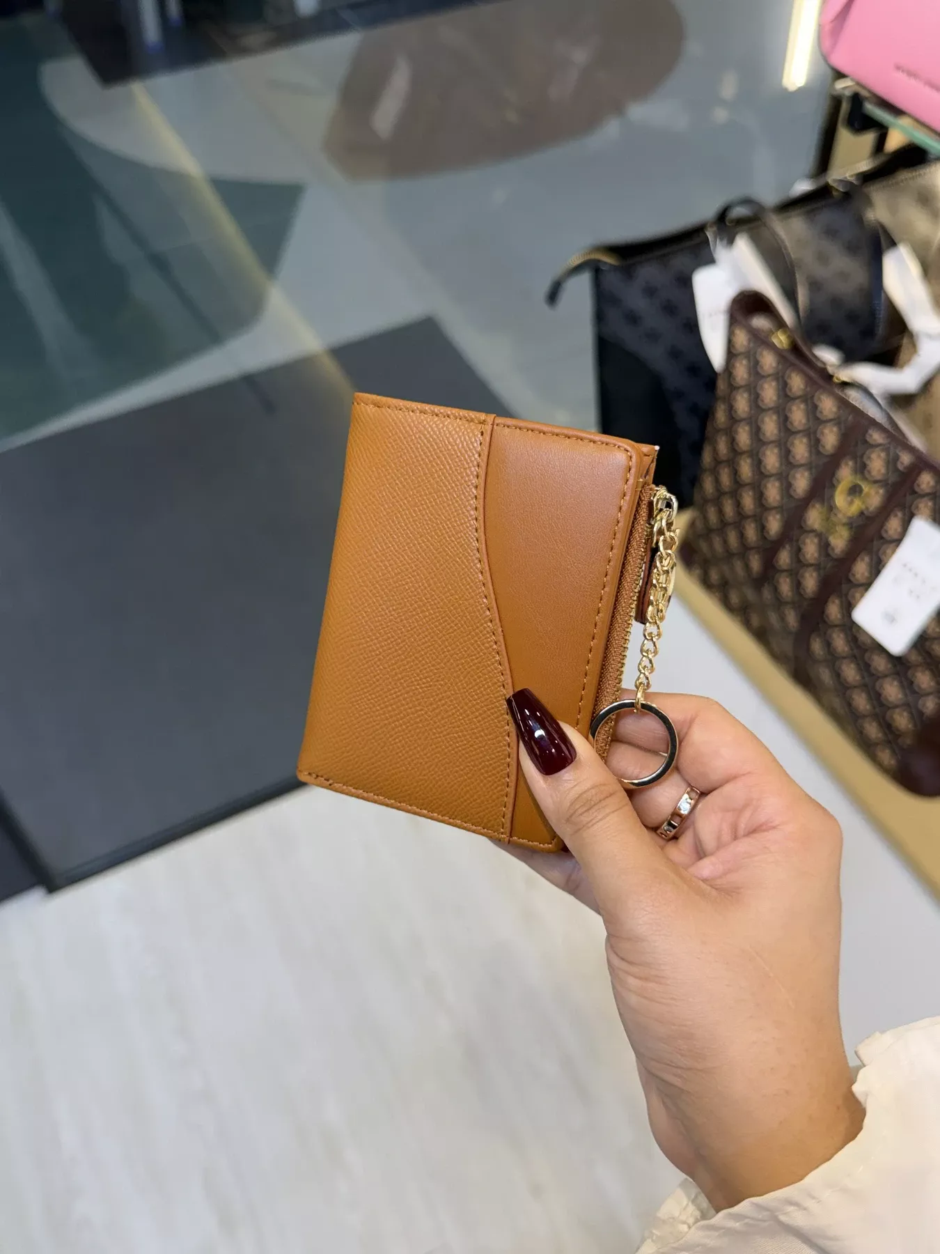 Elegant Ladies Wallet - WLT -  74307 (Brown)