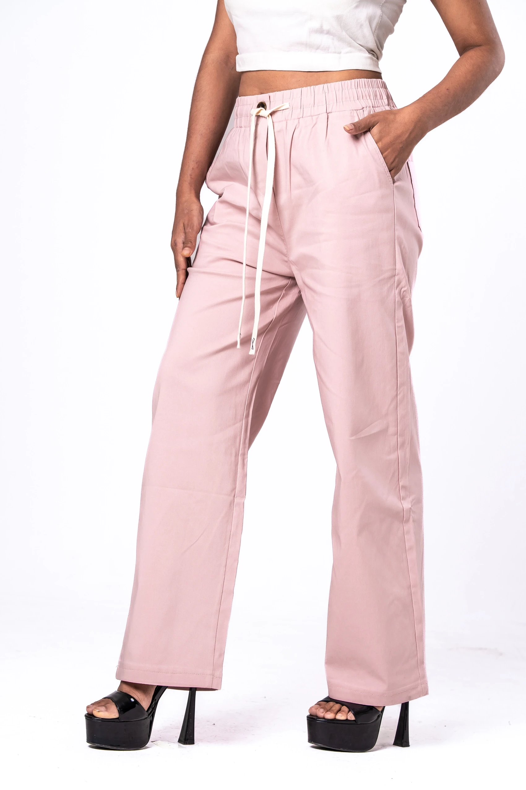 Premium Solid Pant - 9839 (Pink)